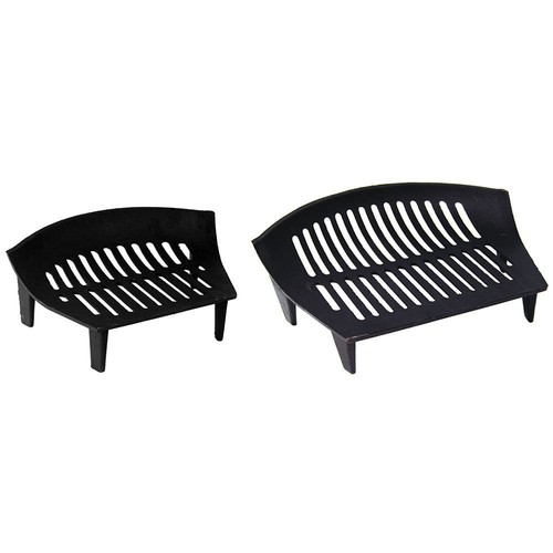 Cast iron fire - grate, black