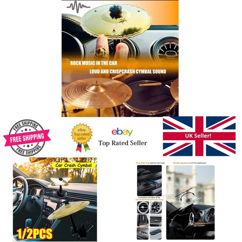 Mini drum cymbals - mini, clip-on
