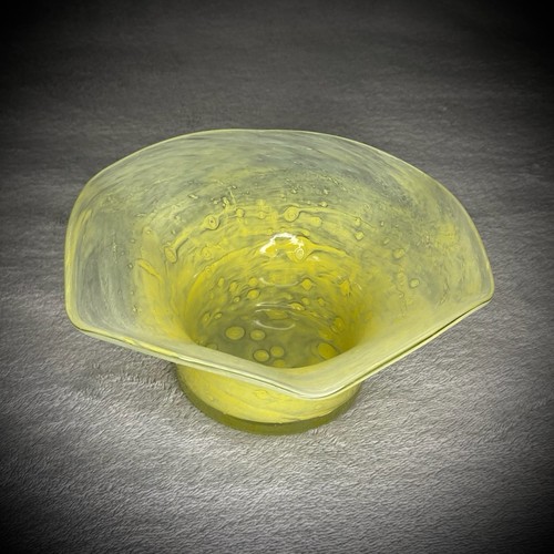 Hand blown art glass - blown, bowl