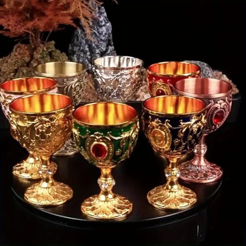 Embossed vintage metal wine - embossed,