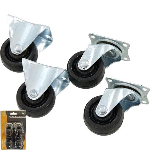 Toolzone 4pc swivel fixed - &,