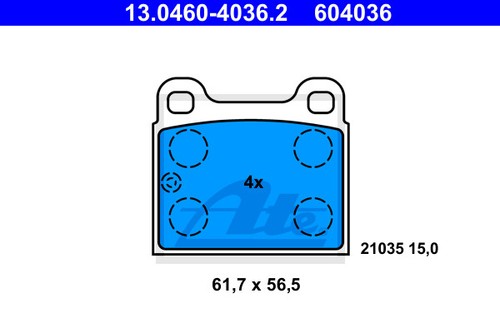 New brake pad - new,