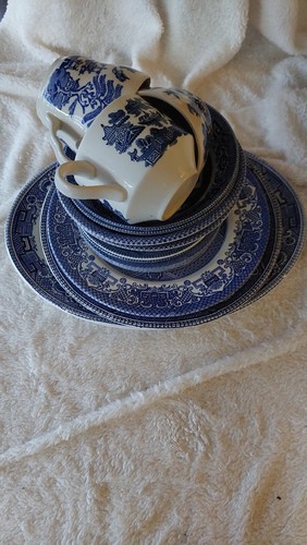 Mixed pieces vintage willow - 14,