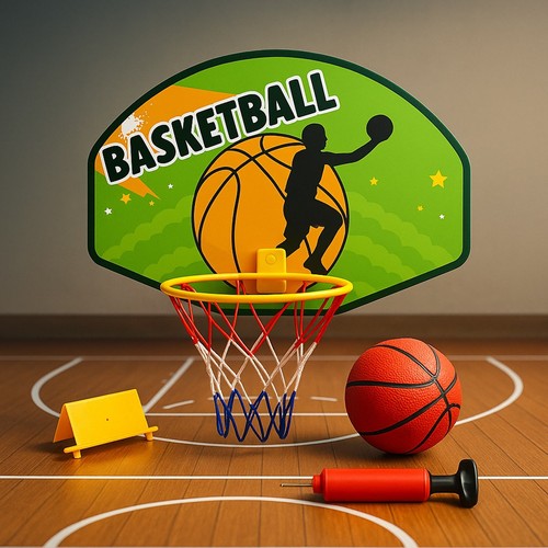 Mini basketball hoop wall - basketball,