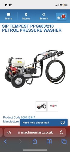 Petrol power washer - petrol,