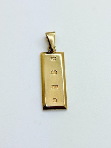9ct yellow solid gold ingot - 9ct,