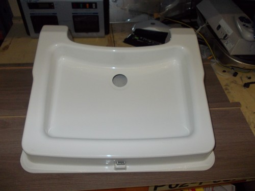 White caravan motorhome drop - white,