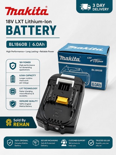Genuine makita 6ah 18v - genuine,