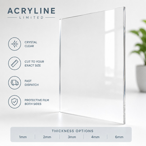 Clear acrylic perspex - acrylic, sheet