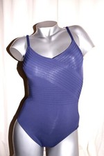 MARYAN MEHLHORN purist swimsuit SOFTLINE WRAP 1761 blue 38B NEW