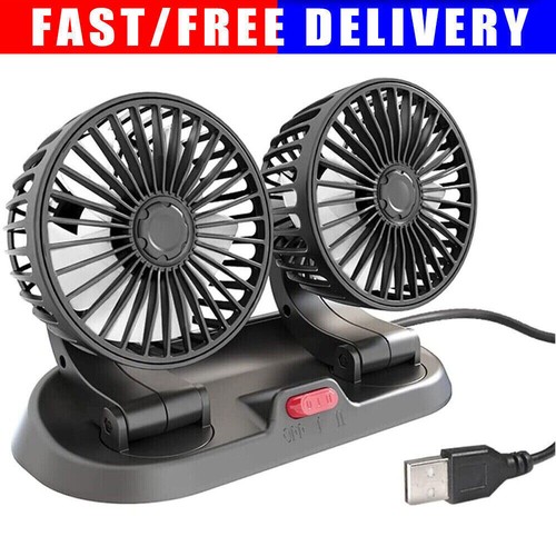 Dual head car fan - head,