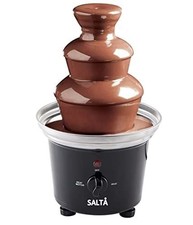 Salta Small Chocolate Fountain Stainless Steel Black