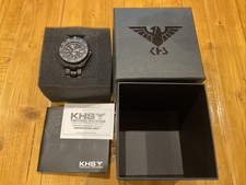 KHS Enforcer Black Titan, Titanium PVD-Black, Quartz , Titanium Band PVD-Black.