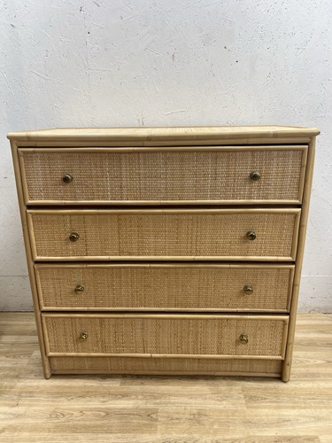 Bamboo rattan wicker chest - wicker, of