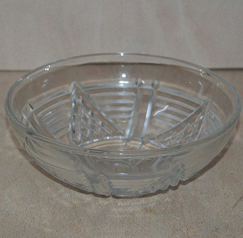 Art deco glass bowl - art,