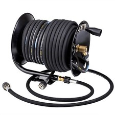Reel and 100ft/30m Hose DN08 for Pressure Washer Karcher HD HDS + 2m 400bar HOSE