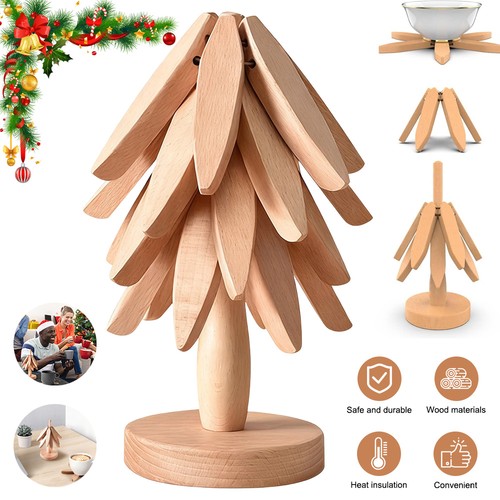 Wooden trivets for hot dishes - for,
