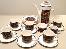 Vintage J&G Meakin Tuscany 21 Piece Coffee Set