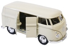 1963 Volkswagen T1 Bus Germany Car Model Toy Grey Diecast  1:34-1:39 Welly