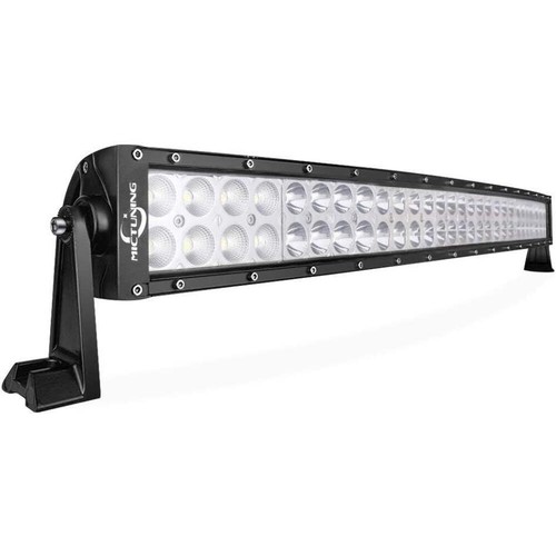 Curved led light bar off - light, road