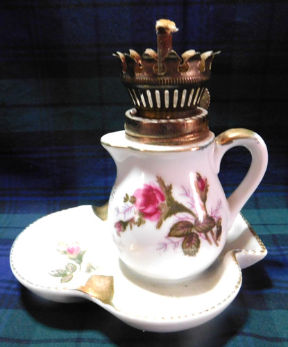Antique empire made oil lamp - empire,