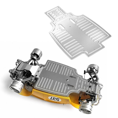 Aluminum chassis guard skid - guard,