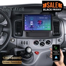 2+32G Android14 Car Radio Sat Nav For Renault Trafic Vauxhall Vivaro A 2010-2014