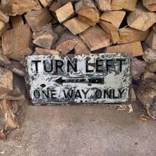 Metal Distressed Look Turn