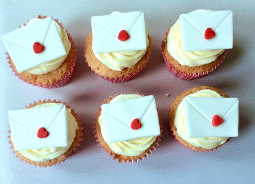 Edible icing valentines - edible, cards