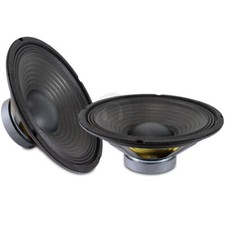 2x Skytronic 10" Components Bass Woofer Speaker Drivers Cones 400W UK Stock