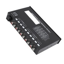 Car Amplifier Graphic Equalizer Adjustable CD AUX Input Select Switch 7 Band