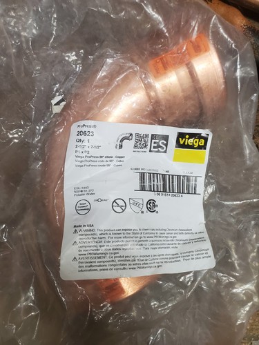 Viega 20623 propress - xl, 2-1/2"