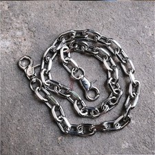 Big Ring Wallet Chain Metal Link Belt Chain Biker Chain  Casual Style