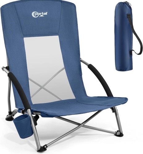 Portal folding beach chair low - portal,