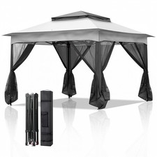 Pop Up Gazebo With Mesh Sides