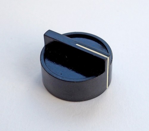 Bakelite valve radio knob - bakelite,