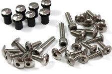 Yamaha TDM900 2002-10 Inox carenatura Bullone & parabrezza kit Fissaggi TDM 900