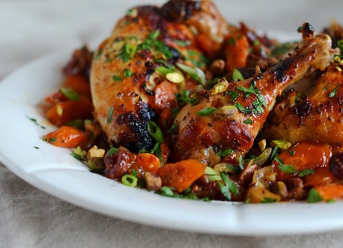 Rotisserie bbq chicken - bbq,