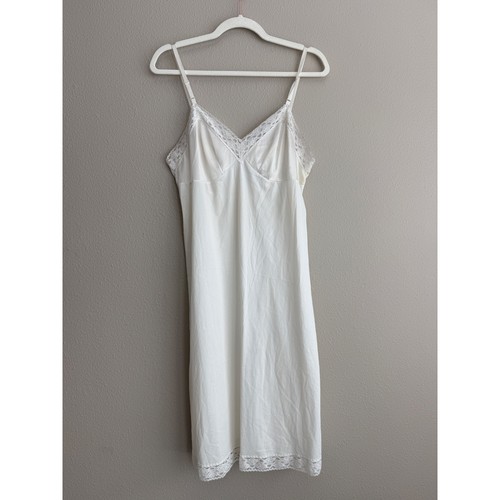 Vtg 90s white slip - vtg,
