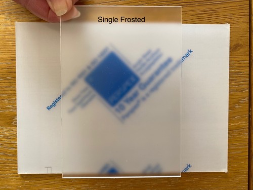 3mm frosted glass effect - 3mm,