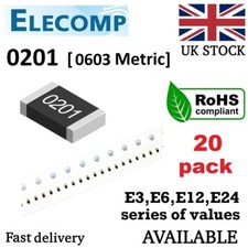 0201 SMD Resistors 1% E24