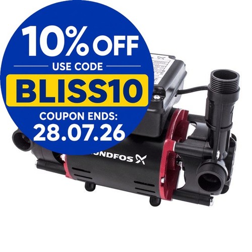 Grundfos watermill shower pump - shower,