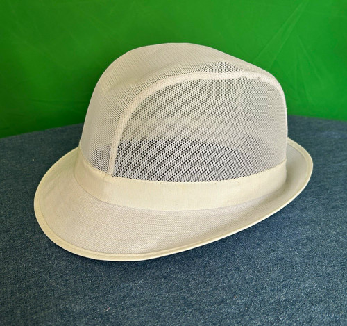 Trillby white mesh fedora - white, hat