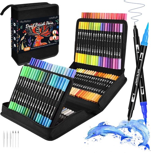 120pcs colouring pens art set - 120pcs,