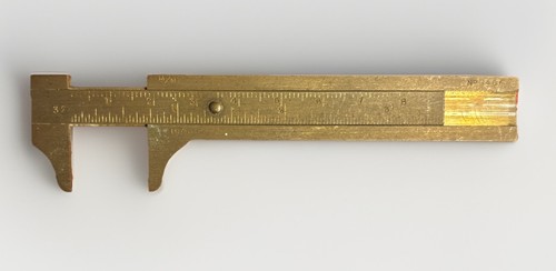 Vintage brass vernier 1466 - no,