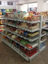 Tegometall Organic Market Shelf Gondola Shelf Food Shelf Sweets Shelf 2m 735