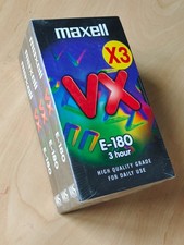 Maxell VX E-180 3 Hour VHS