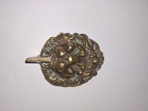 Vintage brass door knocker - vintage,