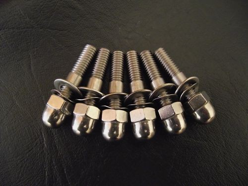 Stainless steel exhaust - stainless, studs