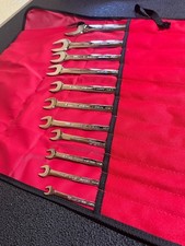 Snap-on LTAM811 Low Torque Slimline Metric Open End Wrench Set Tappet